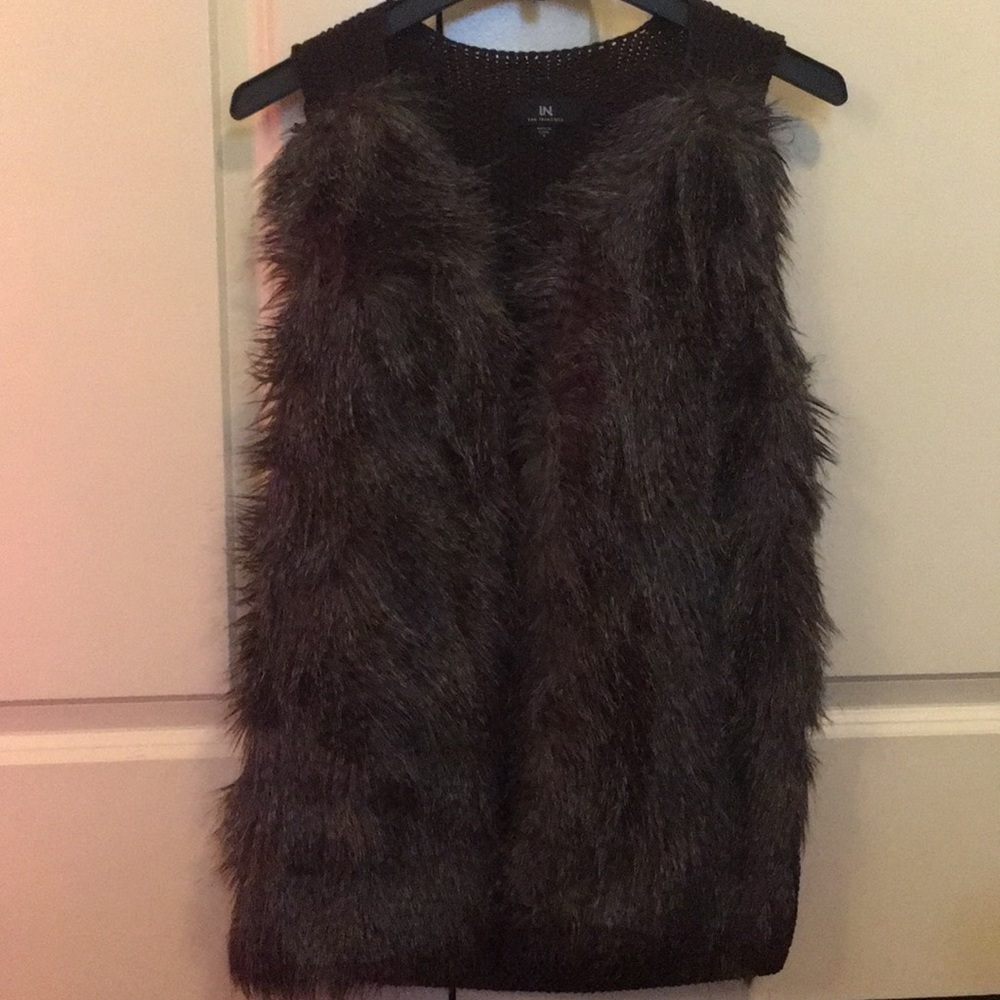 BRAND NEW fur vest! Never worn, with tags!!